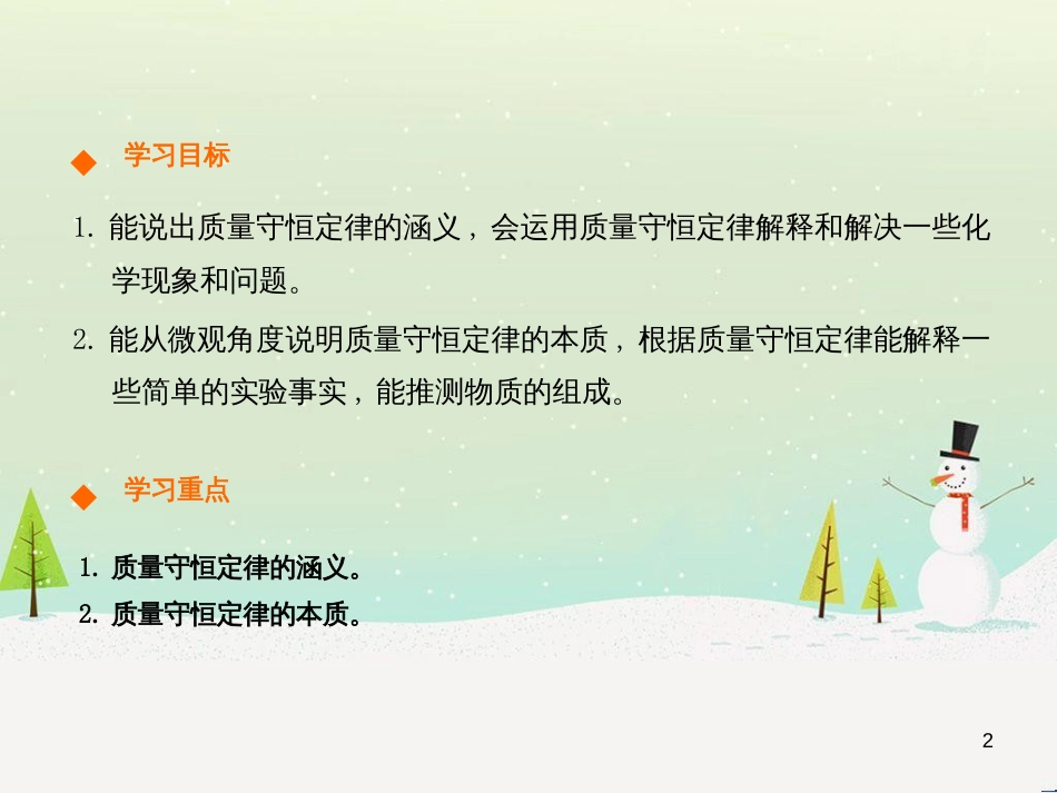 九年级化学上册 第五单元 化学方程式 课题1 质量守恒定律（第1课时）高效课堂课件 （新版）新人教版_第2页