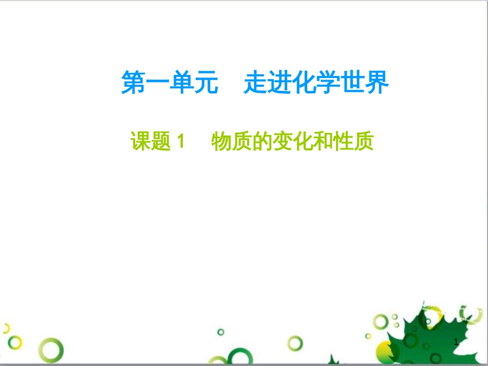 九年级化学下册 第12单元 化学与生活总结课件 （新版）新人教版 (2)_第1页
