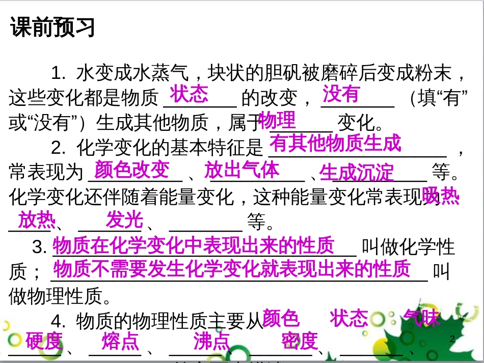 九年级化学下册 第12单元 化学与生活总结课件 （新版）新人教版 (2)_第2页