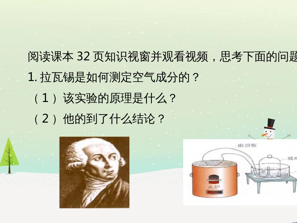 九年级化学上册 第二章 空气、物质的构成 2.1《空气的成分》课件 （新版）粤教版_第3页