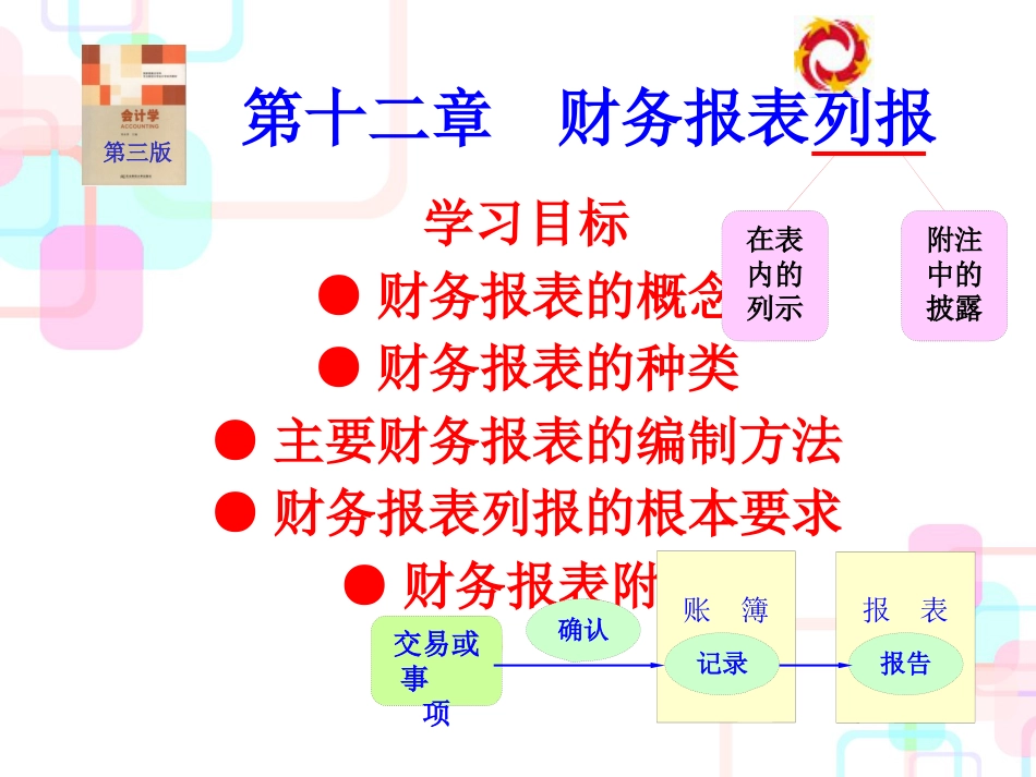 12第十二章财务报表列报_第1页