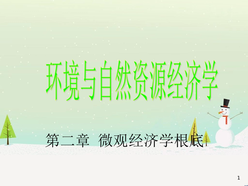 微观经济管理学与财务知识基础分析_第1页