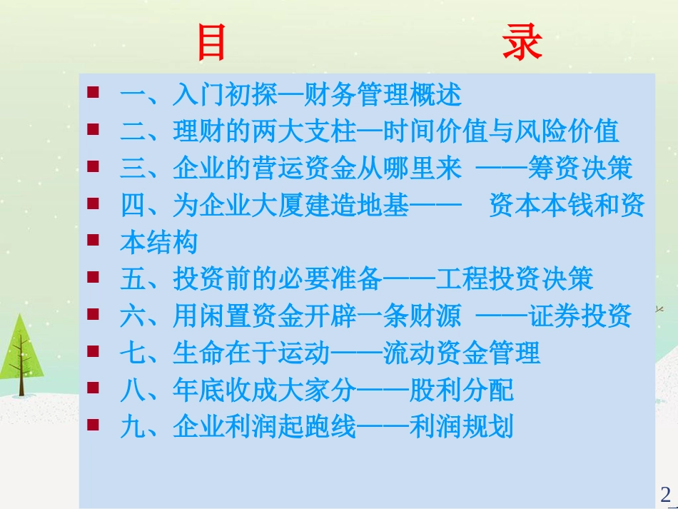 某公司资金管理及财务知识分析观念_第2页