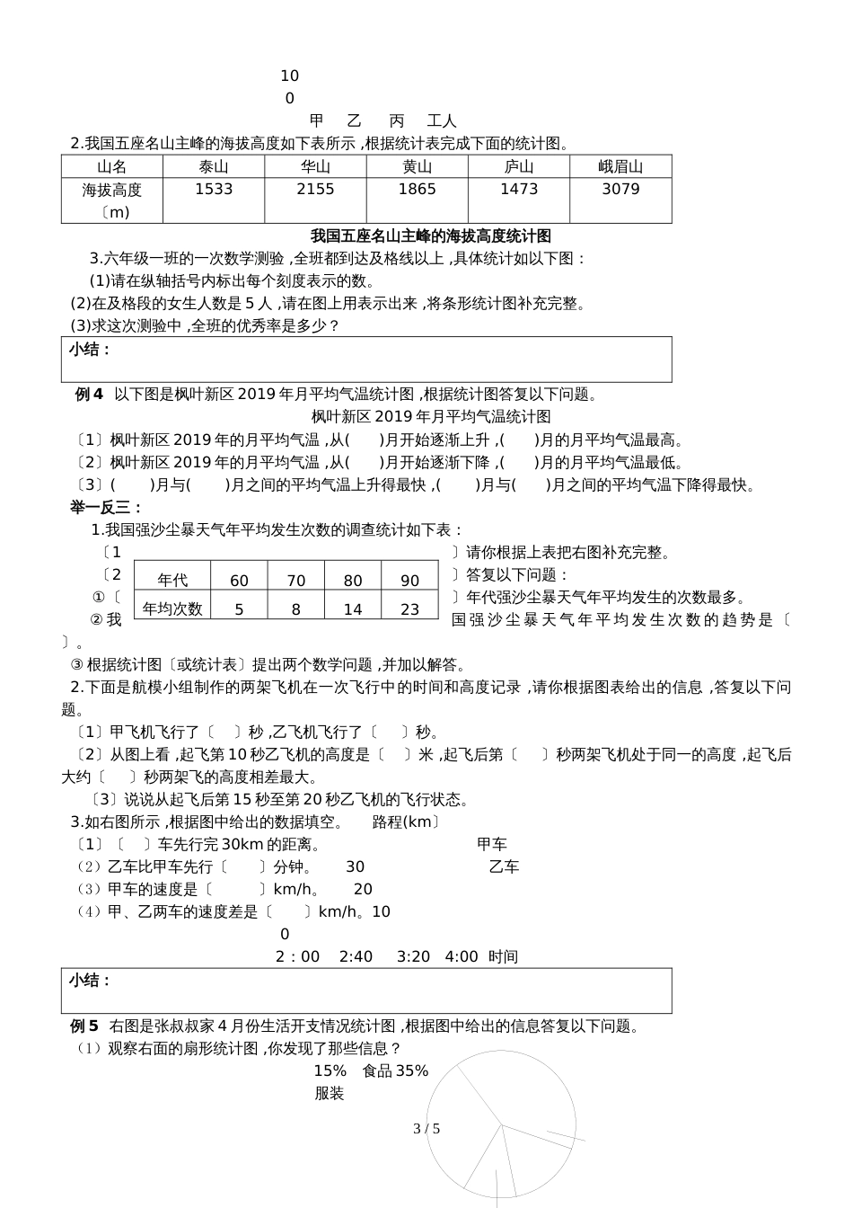 六年级下册小升初试题  可能性统计_第3页