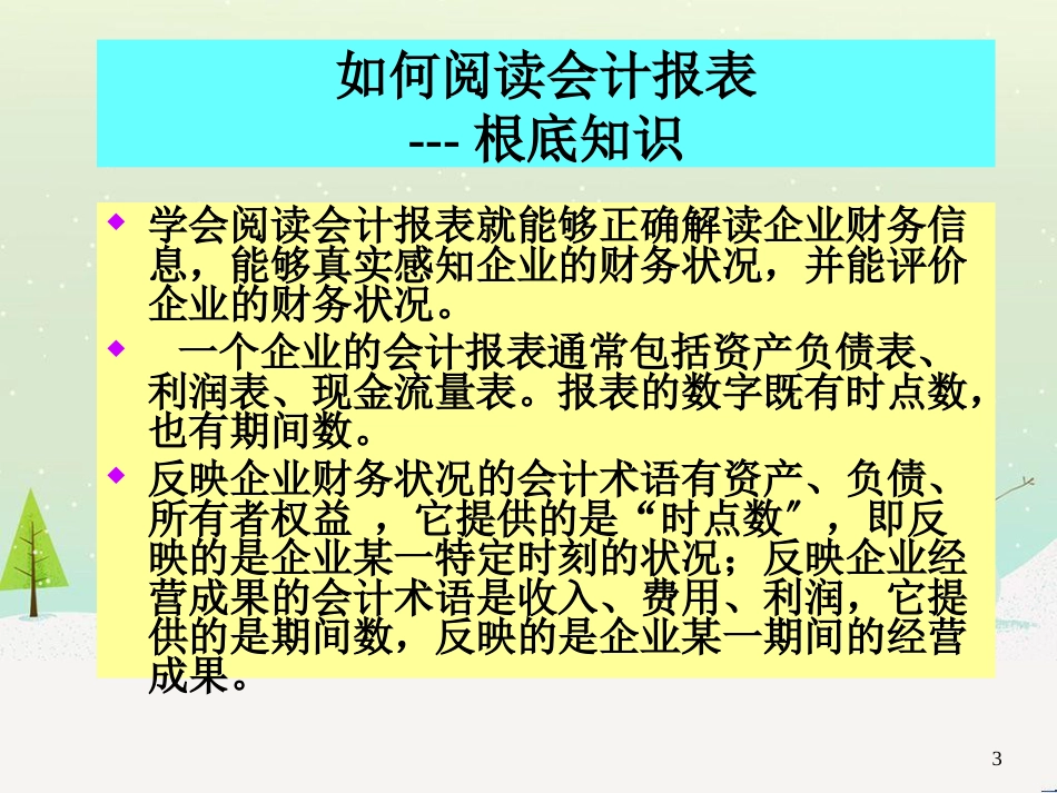 管理人员财务培训(如何阅读会计报表)_第3页
