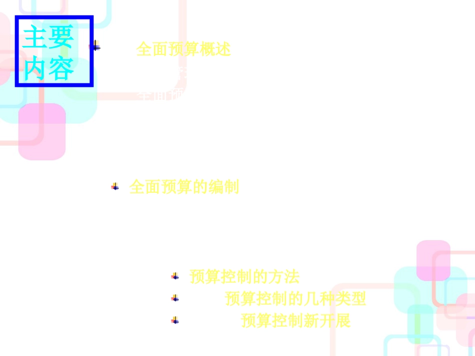 财务会计与全面预算管理知识分析概述_第2页