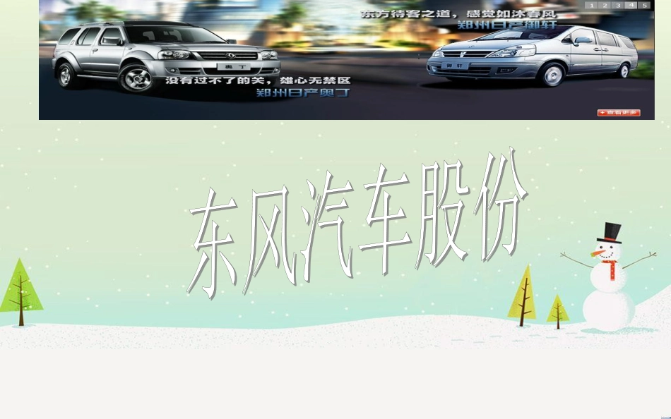 东风汽车股份有限公司财务分析_第2页