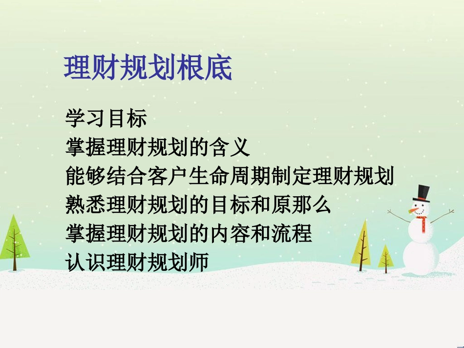 公司理财规划及财务管理基础知识分析规划_第3页