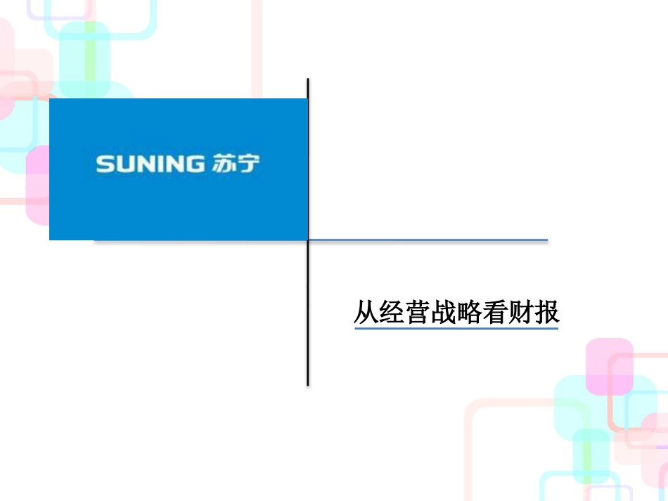 案例苏宁电器财务报表分析案例_第1页