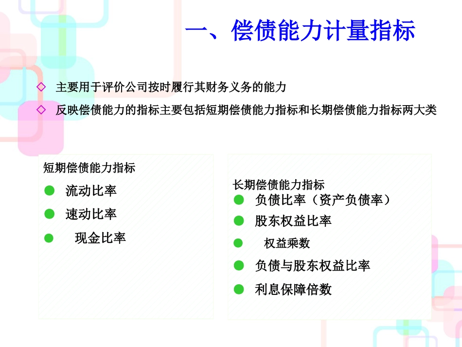 财务比率分析（PPT35页)_第3页