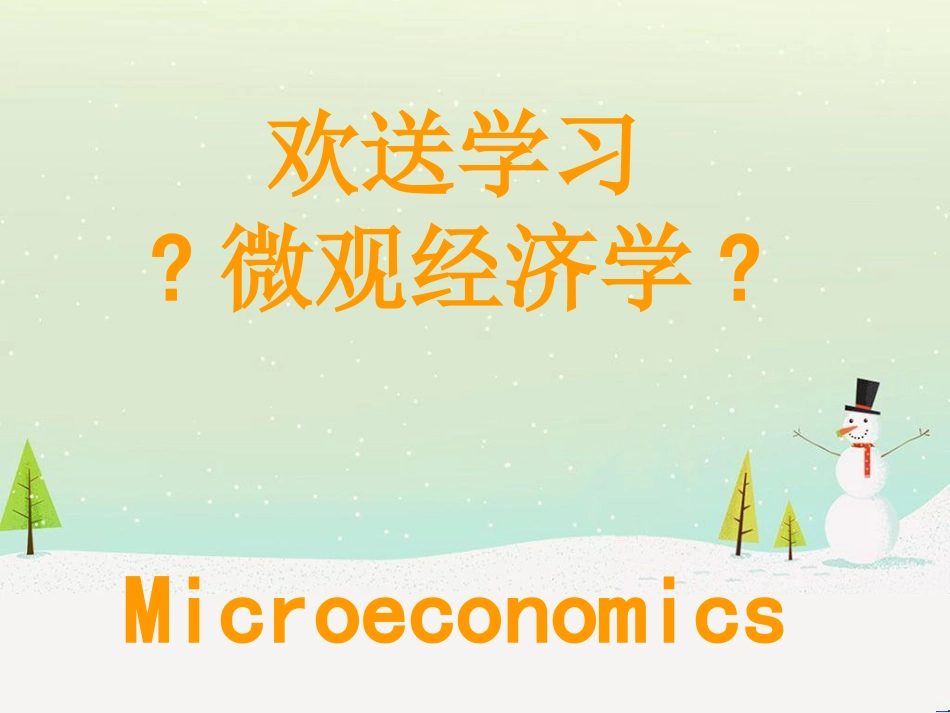 微观西方经济学与财务知识分析规范_第1页