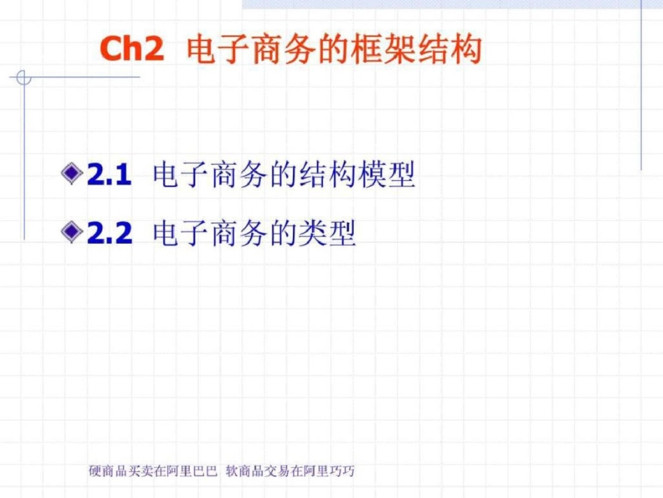 电子商务的框架结构文档资料_第1页