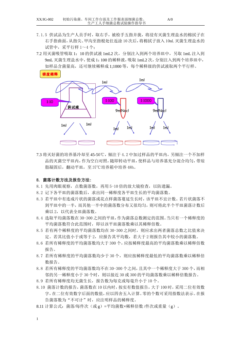 初始污染菌试验操作指导书_第3页