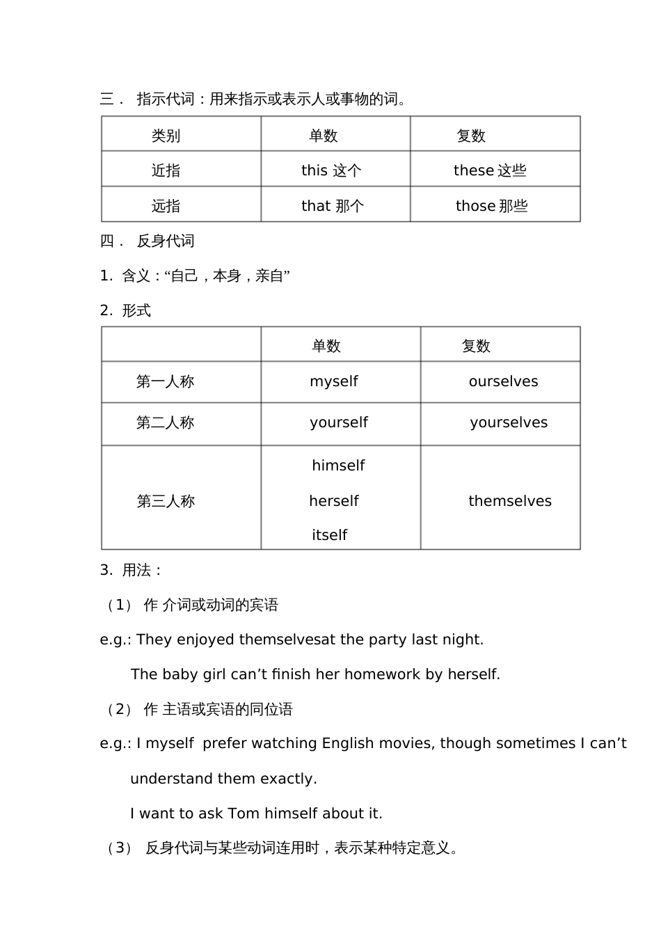 初中阶段代词用法总结_第2页