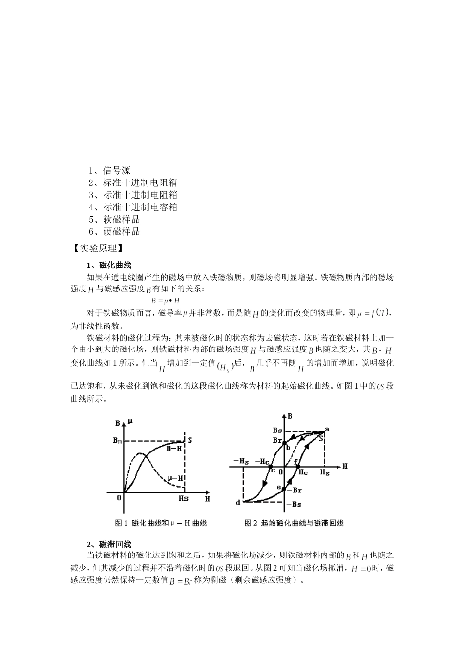 动态磁滞回线实验讲义[共8页][共8页]_第3页