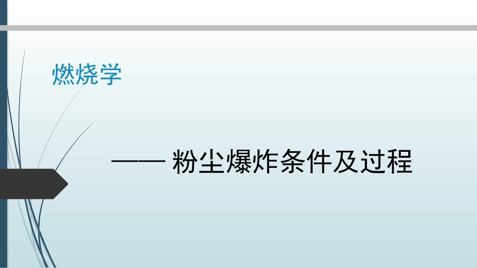 粉尘爆炸条件及过程_第1页