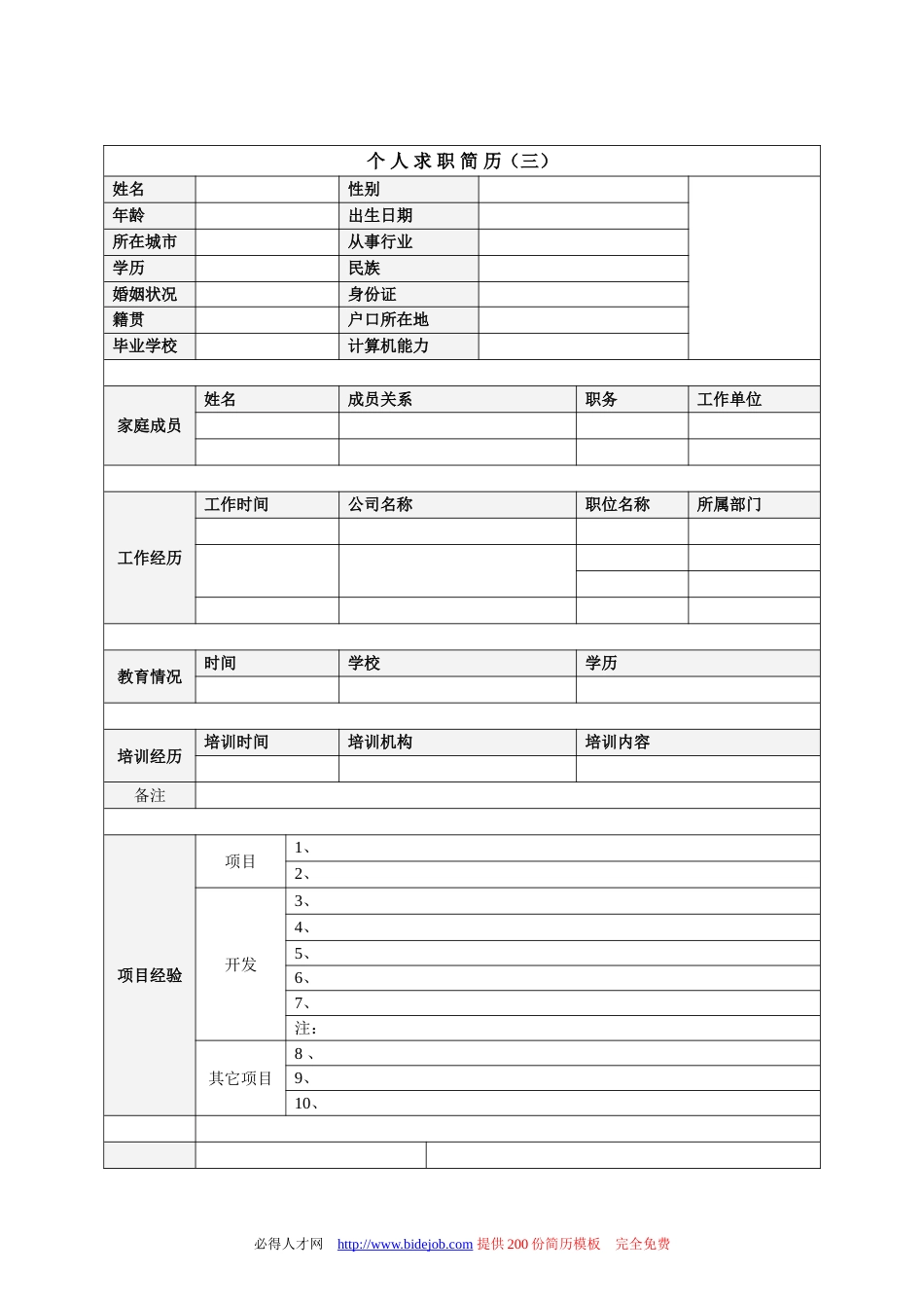 个人简历模板完整版[共41页]_第3页