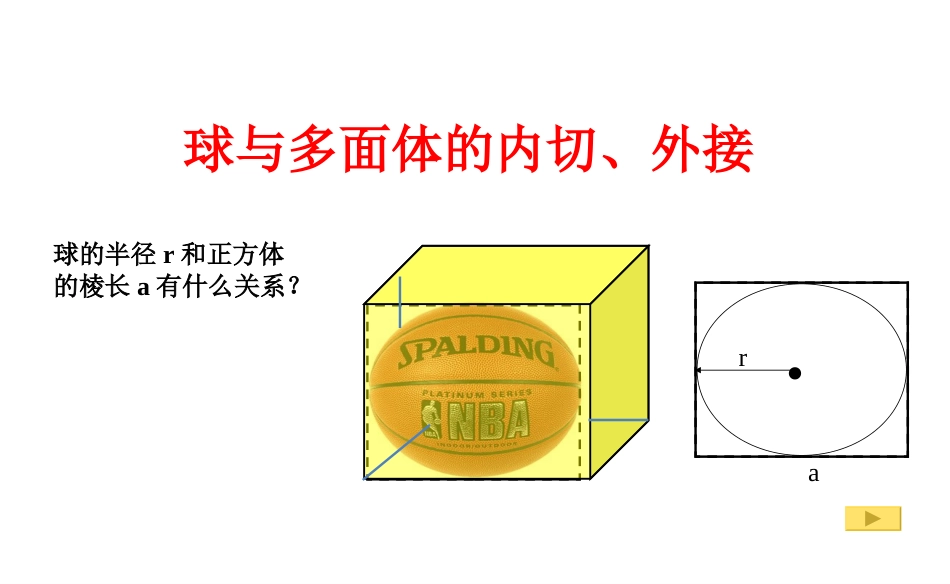 立体几何中球内切和外接问题完美版_第1页