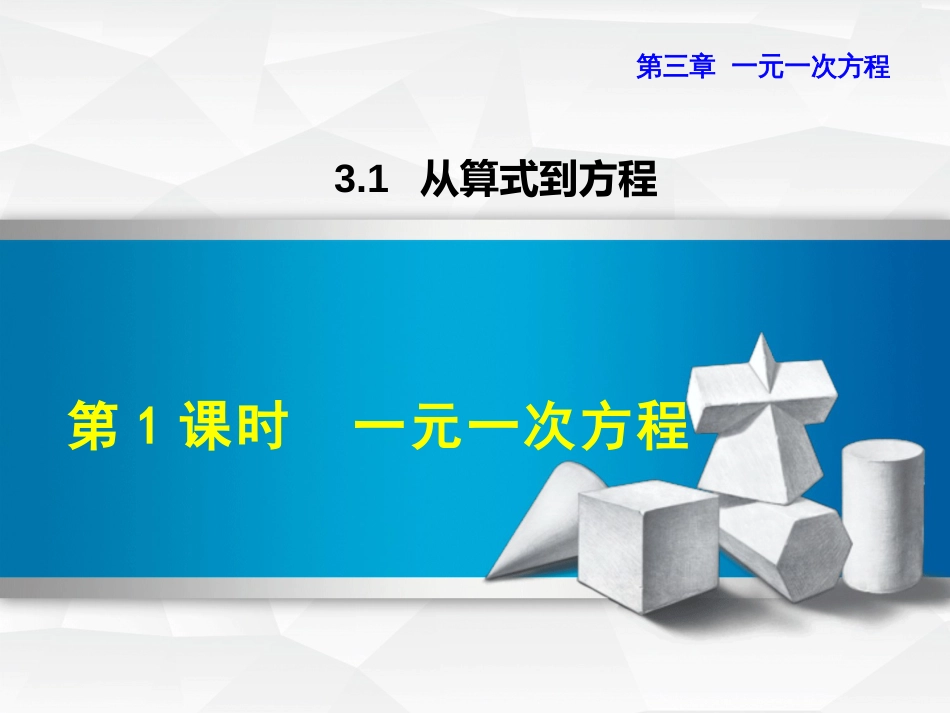 初一数学一元一次方程课件[共39页]_第2页