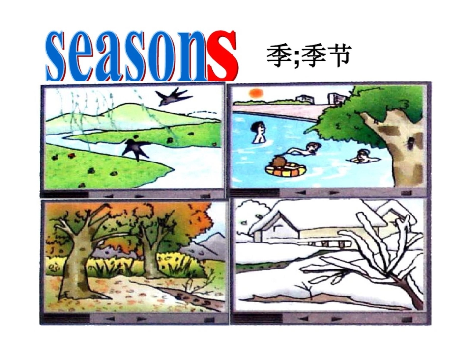 牛津苏教六下Unit5Theseasons课件之一_第2页