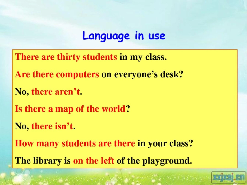 外研版英语七年级上册Unit3Languageinuse课件_第3页