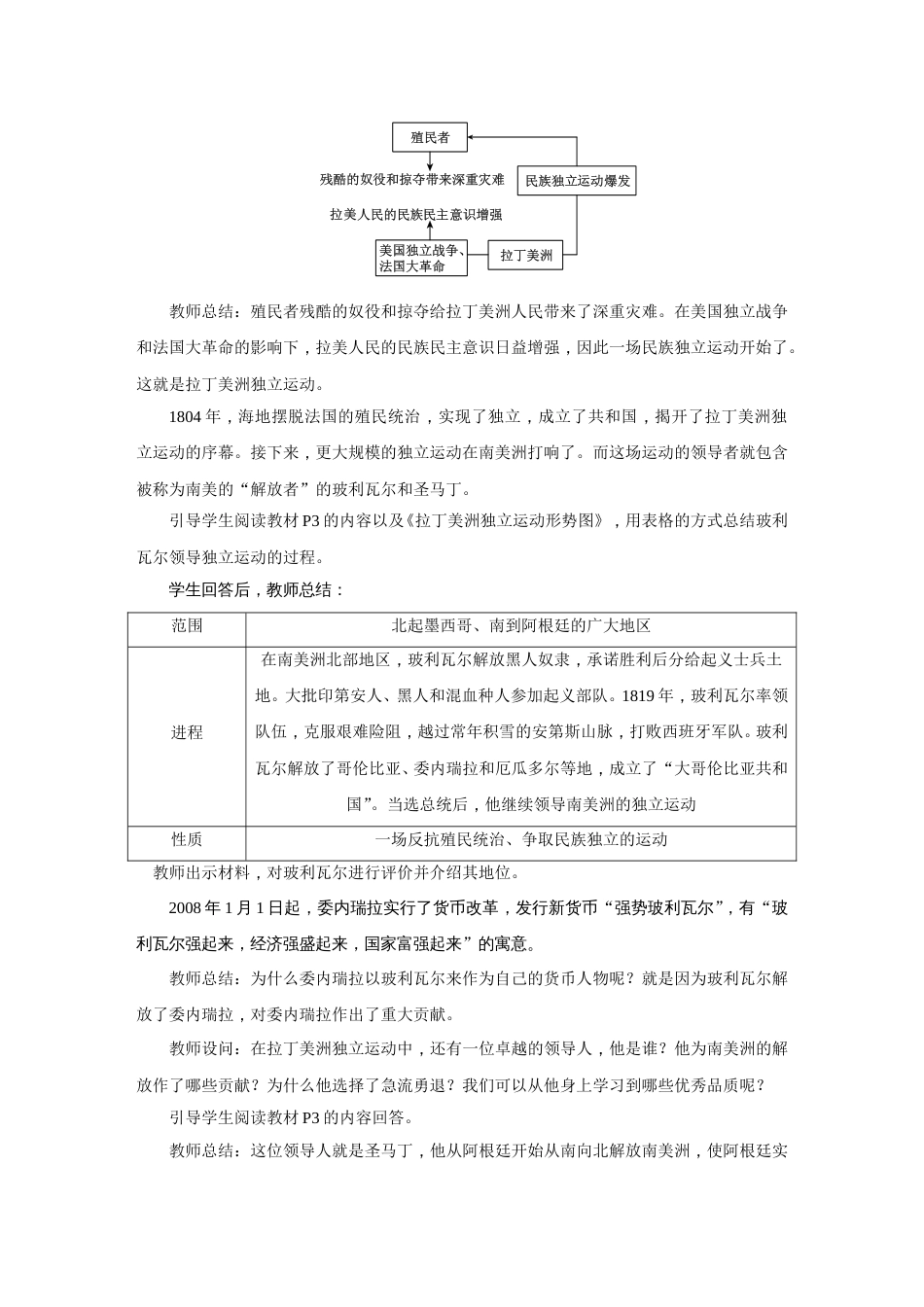 第1课殖民地人民的反抗斗争教案_第3页