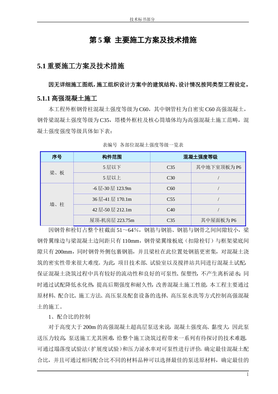 超高层施工组织设计重点部分_第1页