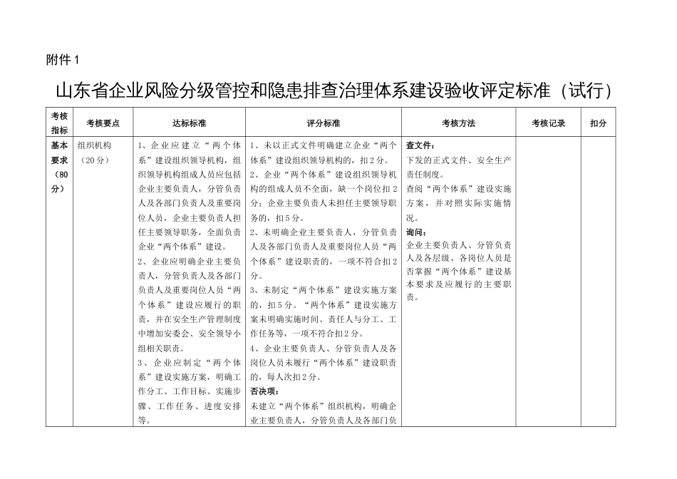 安监局双体系检查[12页]_第1页