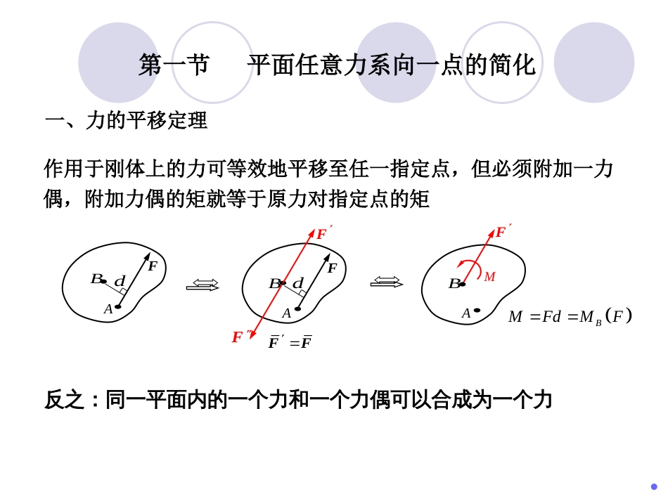 平面任意力系简化与平衡_第2页