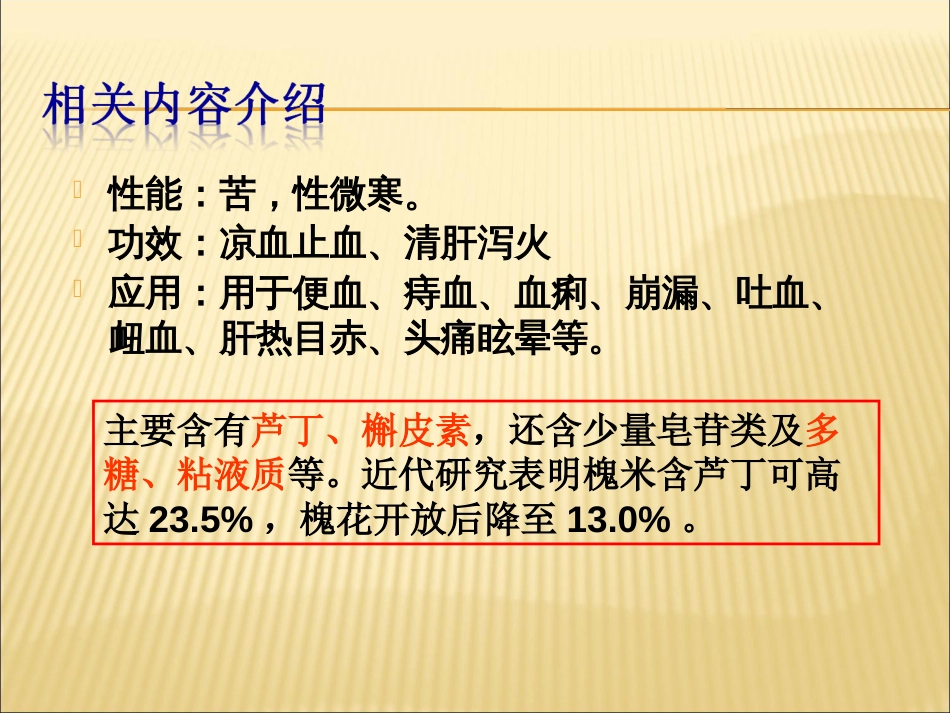 槐米中芦丁和槲皮素的提取分离_第3页