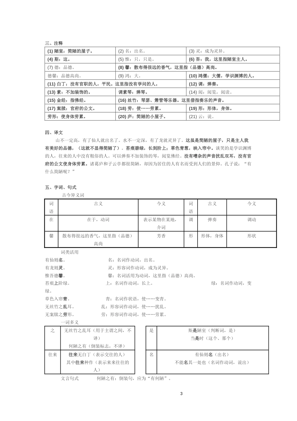 初中文言文全册知识点_第3页