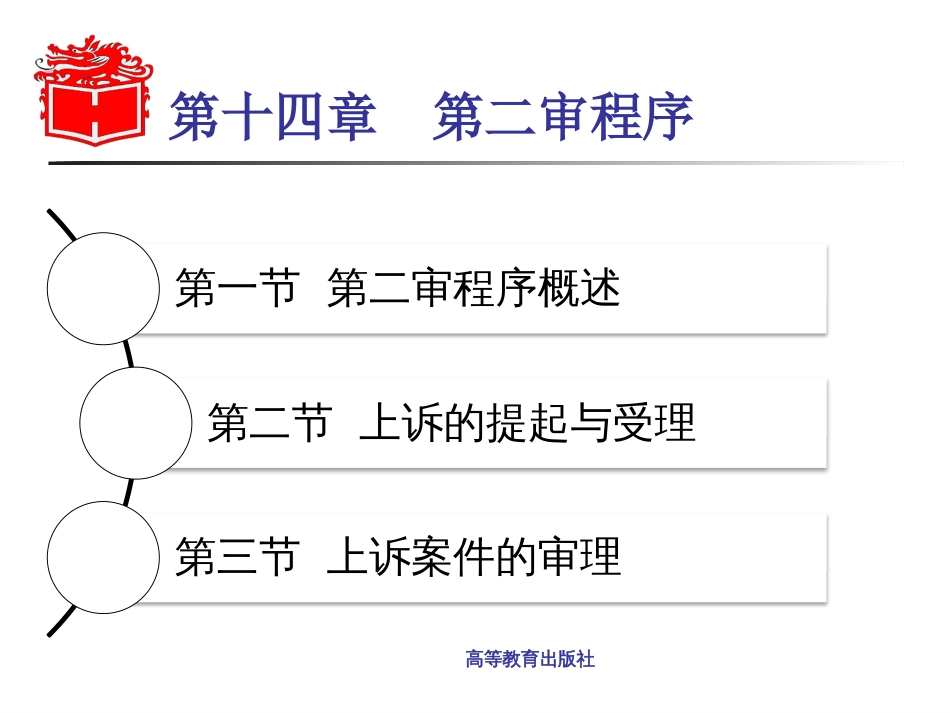 第14章第二审程序《民事诉讼法学》马工程_第1页