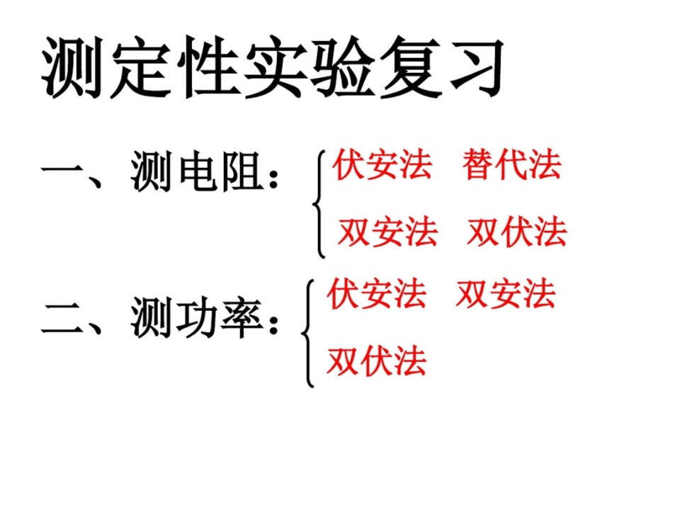 测定性实验复习[37页]_第1页