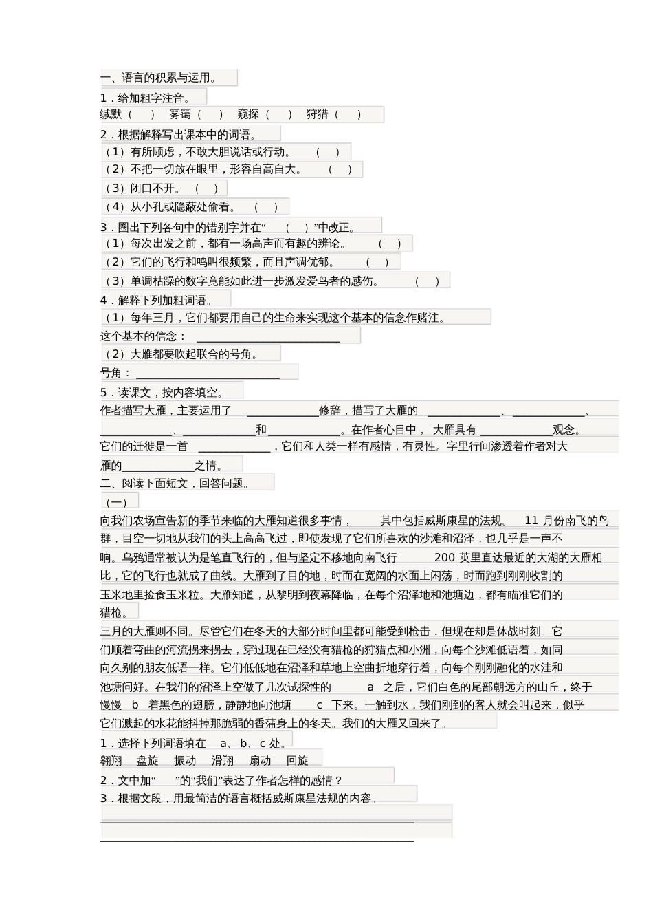 大雁归来定时作业[共2页]_第1页