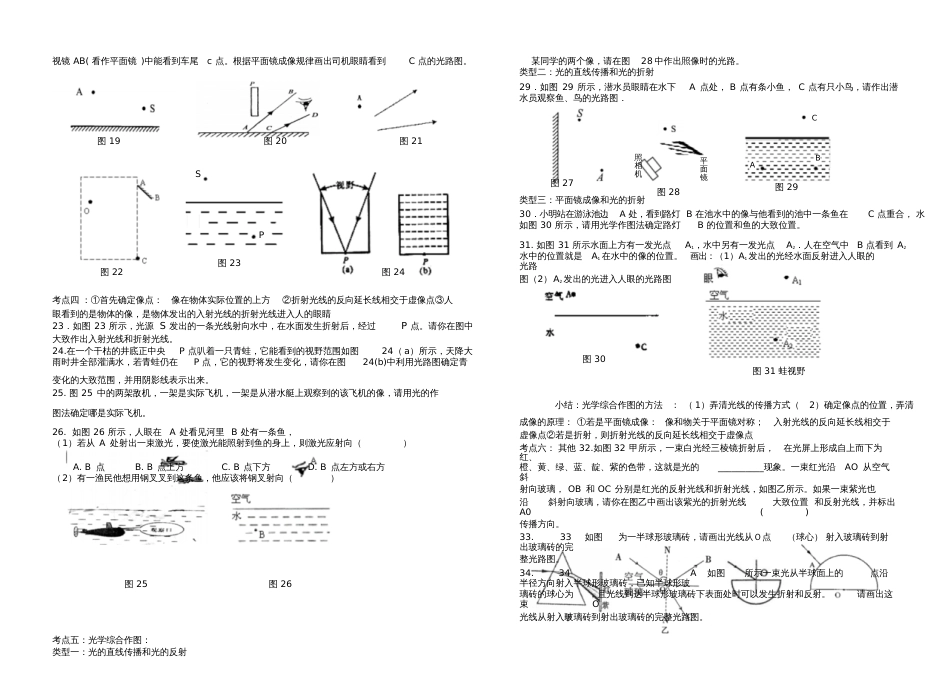 光现象作图专题(太典型!)[共3页]_第3页