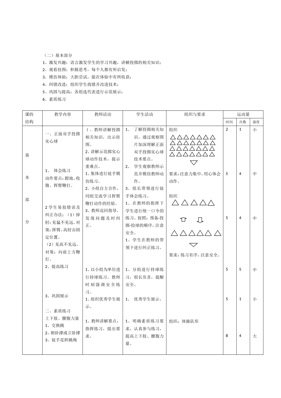 正面双手掷实心球教学设计_第3页