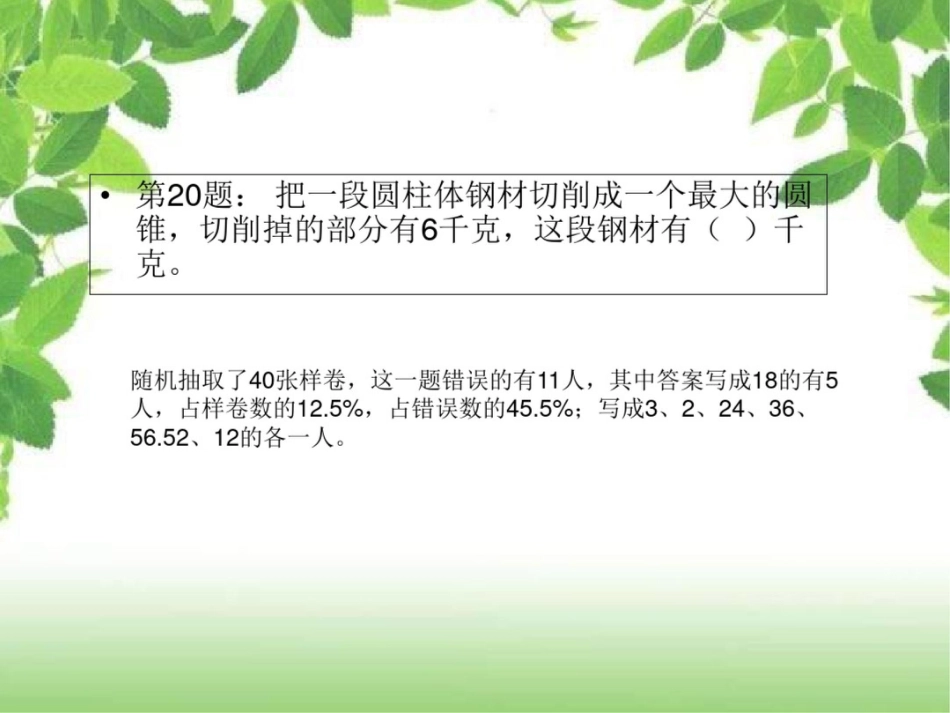 小学数学质量分析课件应用题的阅读理解_第3页