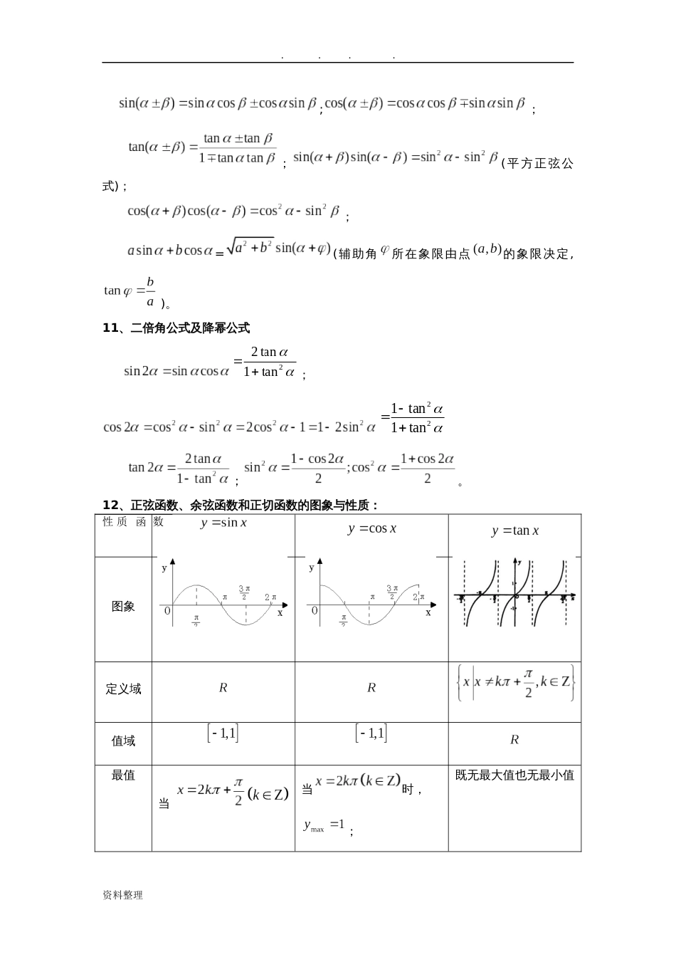 三角函数历年真题解析版[共29页]_第2页