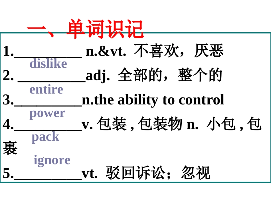 英语基础自测（重要考点、难句分析、词组互译、佳句诵写）_第3页