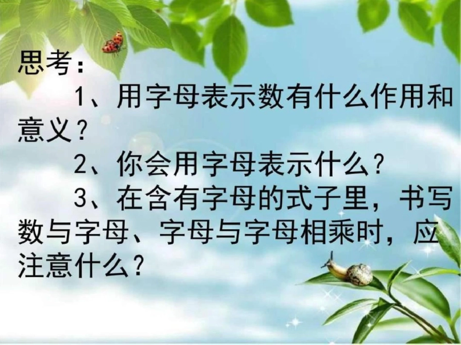 新课标人教版六年级数学下册总复习式与方程PPT课件._第3页