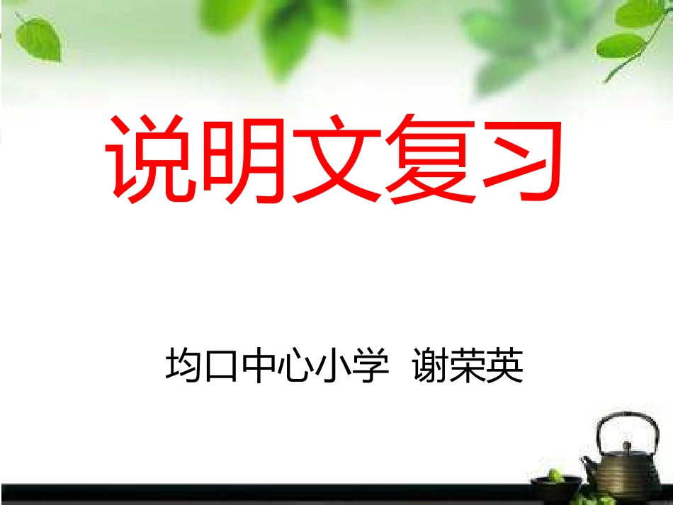 六年级说明文阅读复习[共25页]_第1页