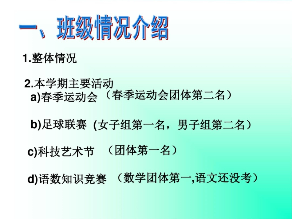 小学六年级第一学期家长会精品课件_第3页