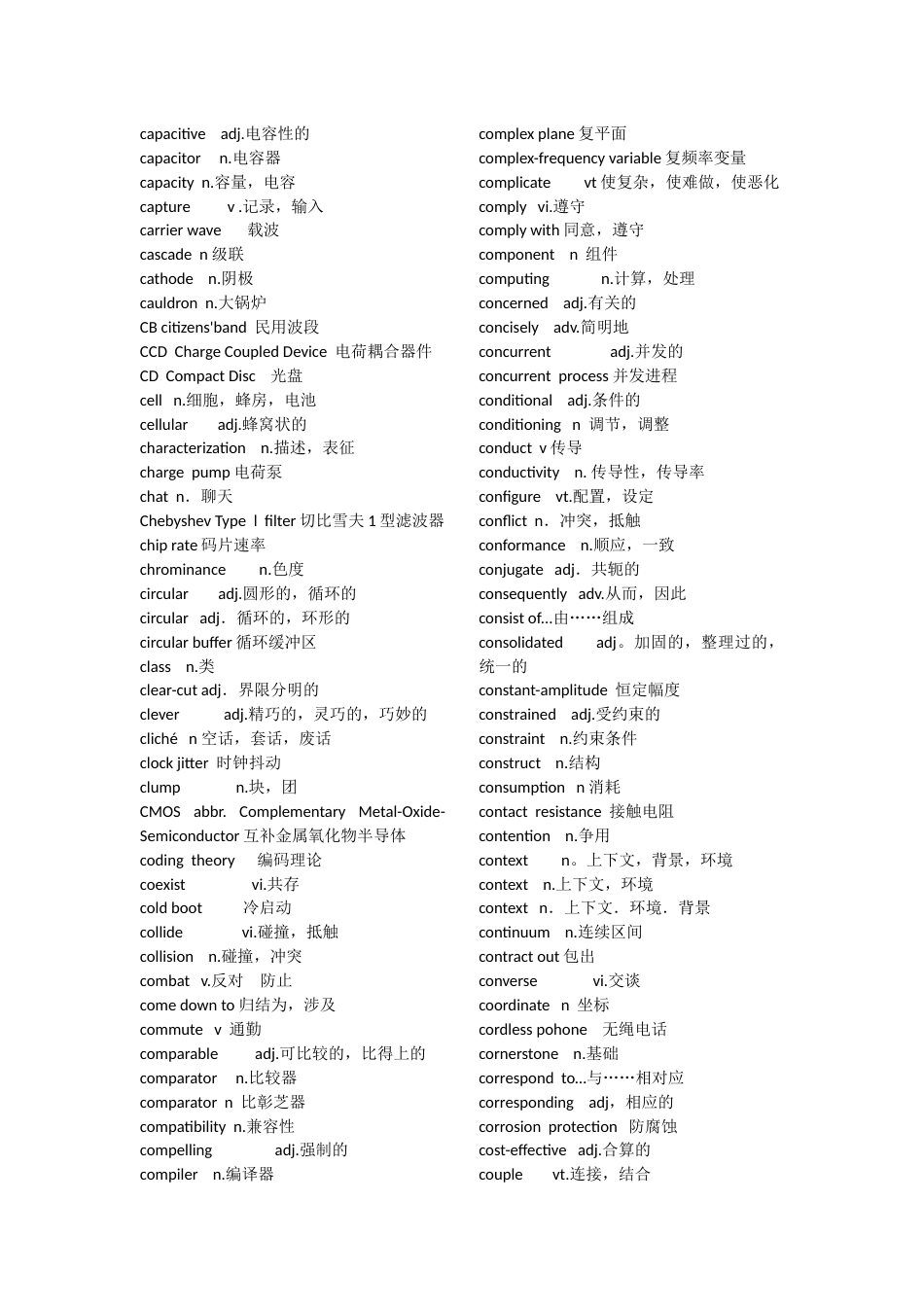 电子信息工程专业英语第三版词汇表[共16页]_第3页