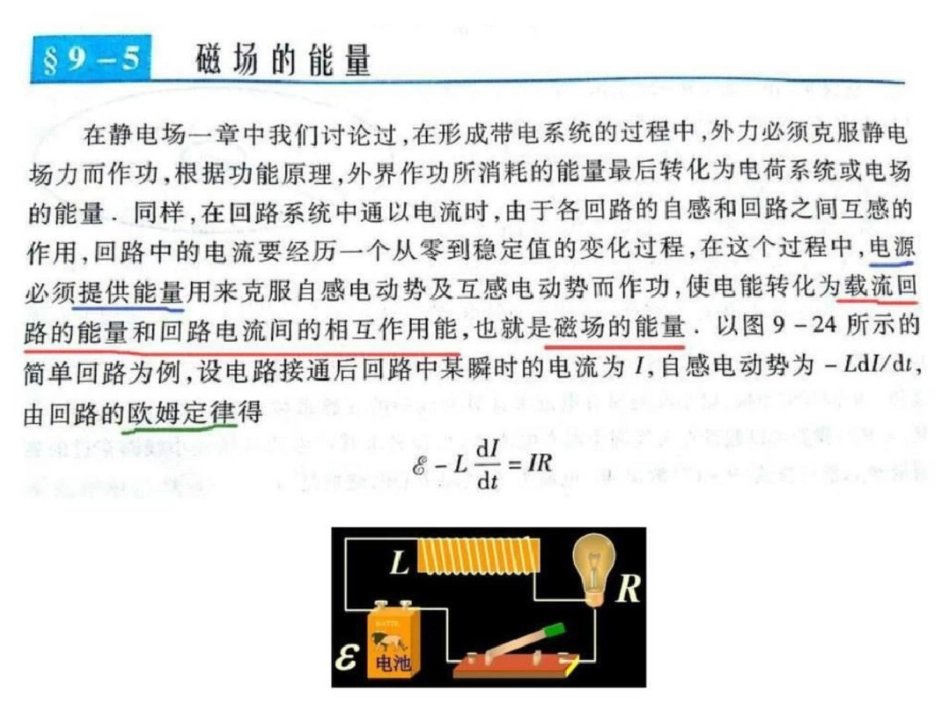 物理学下20磁场的能量图文._第2页