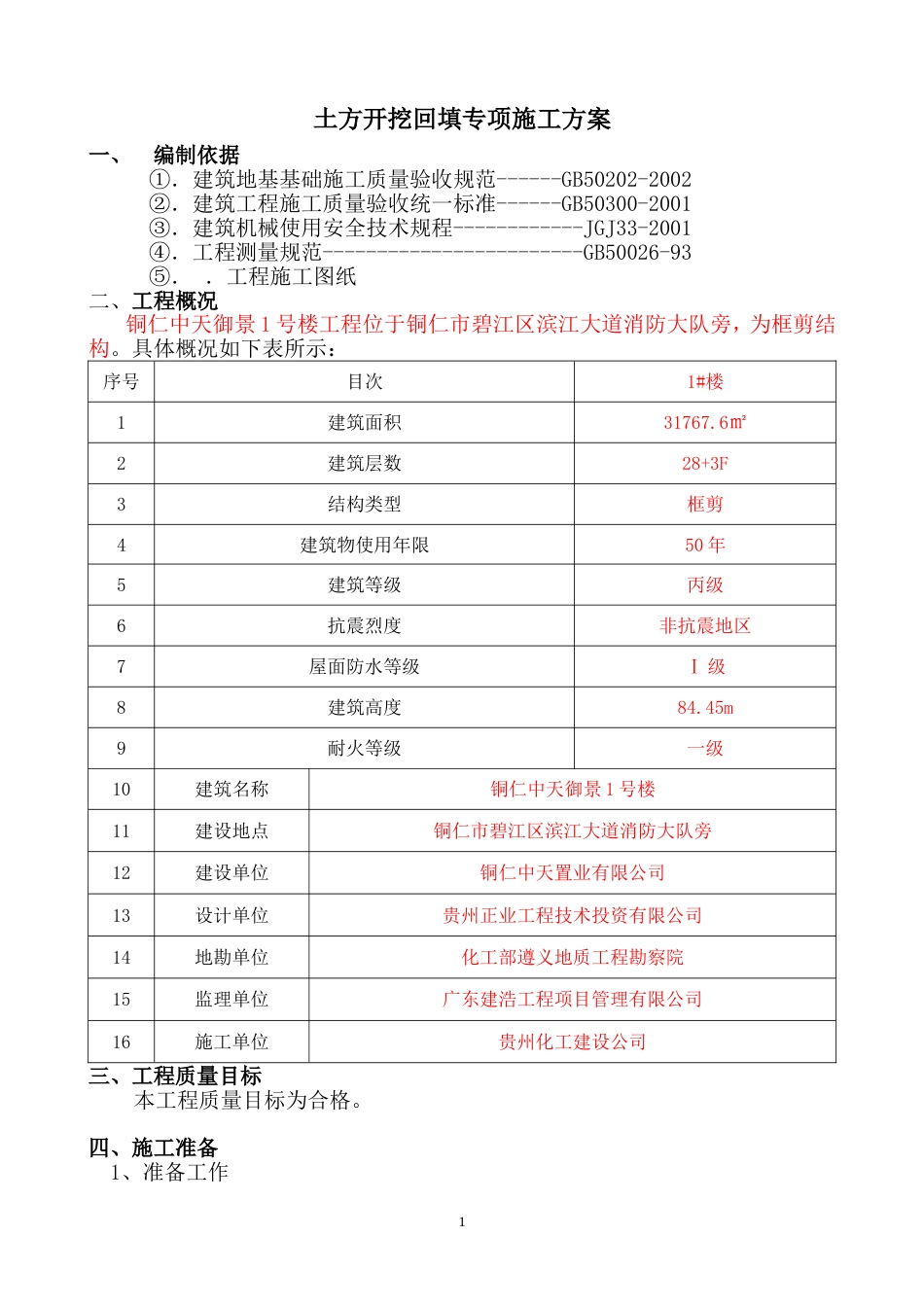 土方开挖回填专项施工方案[共10页]_第1页