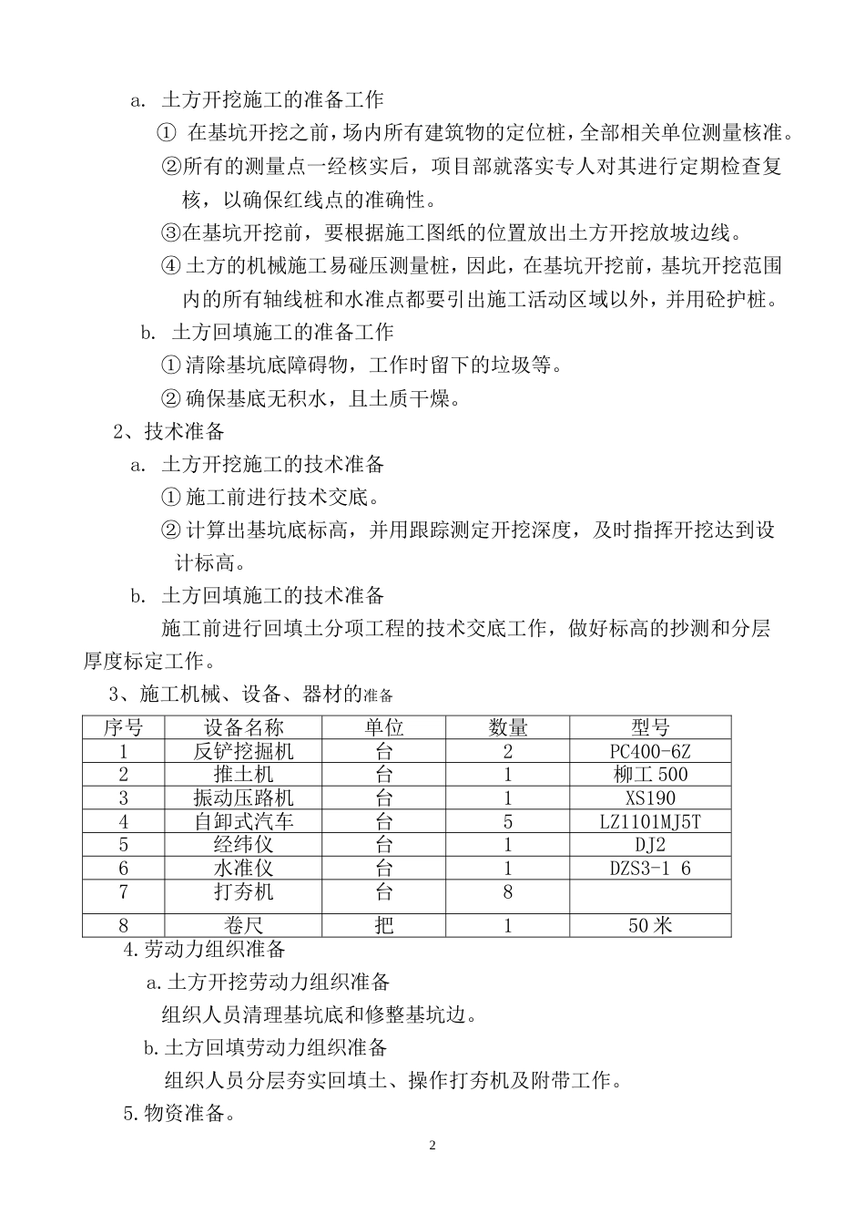 土方开挖回填专项施工方案[共10页]_第2页