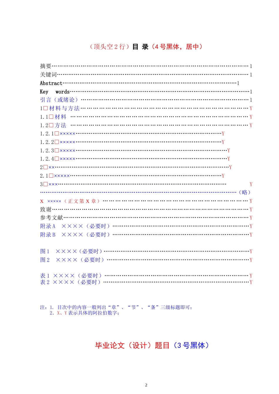 南京农业大学本科生毕业论文格式[共4页]_第2页