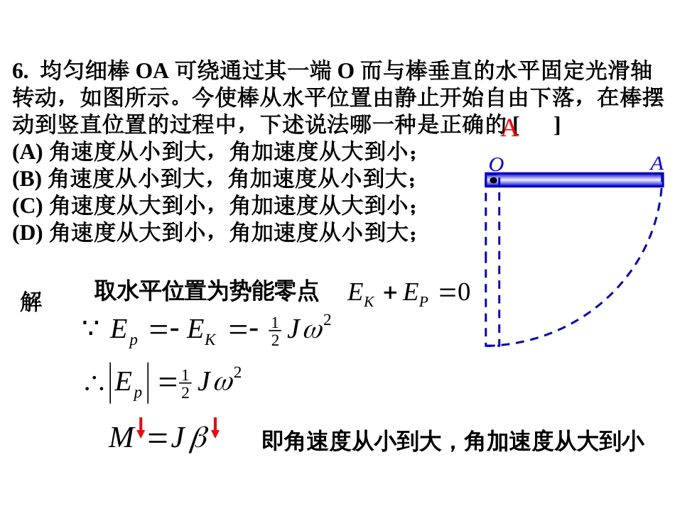 东华理工大学 物理练习试卷答案 刚体力学_第3页