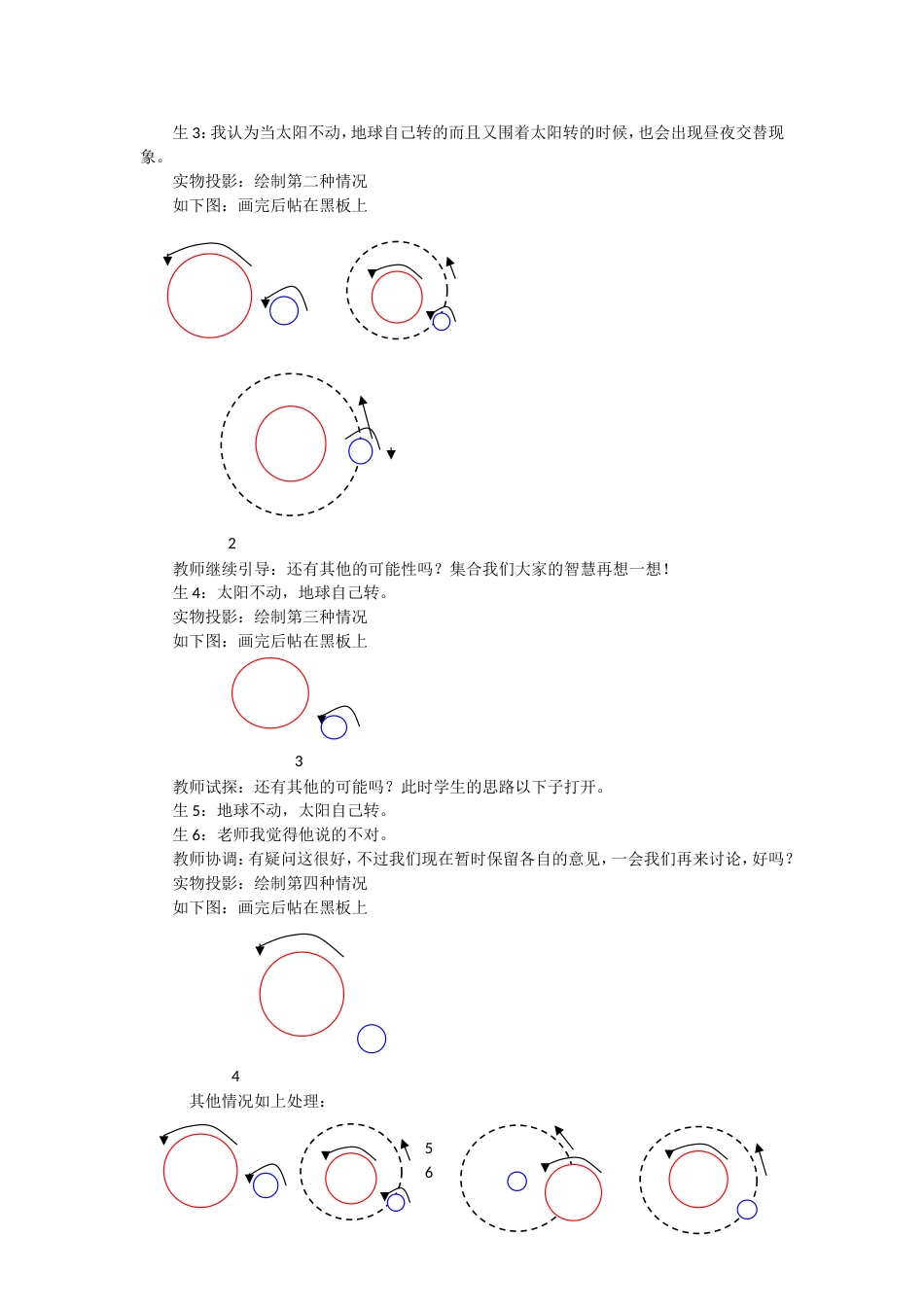 小学科学五年级下册《昼夜交替现象》优质课课堂教学实录附反思_第3页