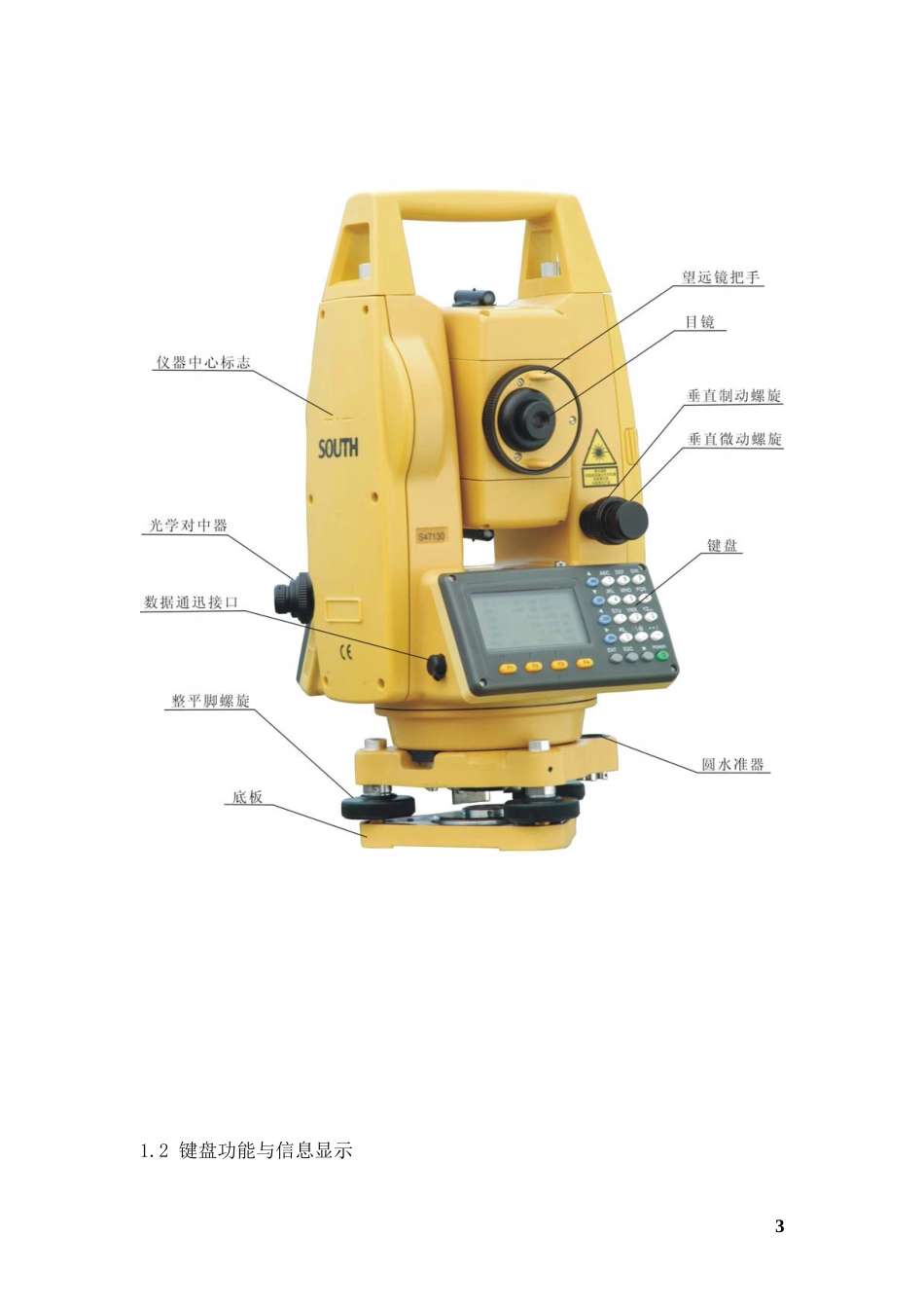 全站仪基本功能使用手册[共25页]_第3页